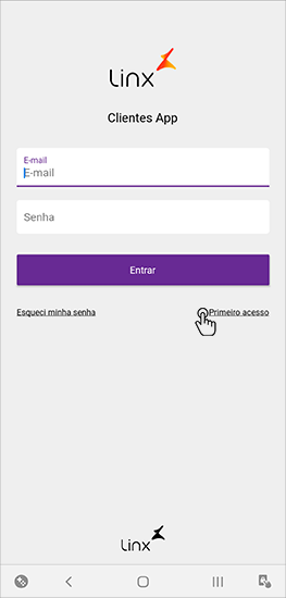 Primeiro acesso